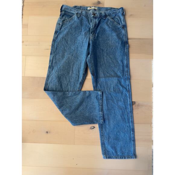 Men's Lee Carpenter Jeans Size 38 x 34 Workwear Utility Denim Big and Tall - Picture 8 of 8